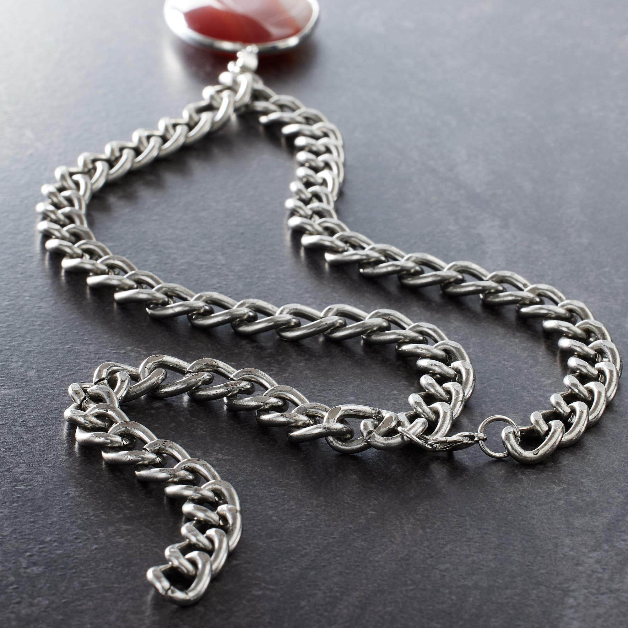 12 Pack: 24" Antique Silver Twisted Chain by Bead Landing™